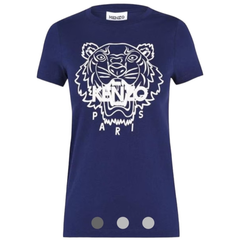Navy Blue Kenzo Graphic Tee Shirt (S)
